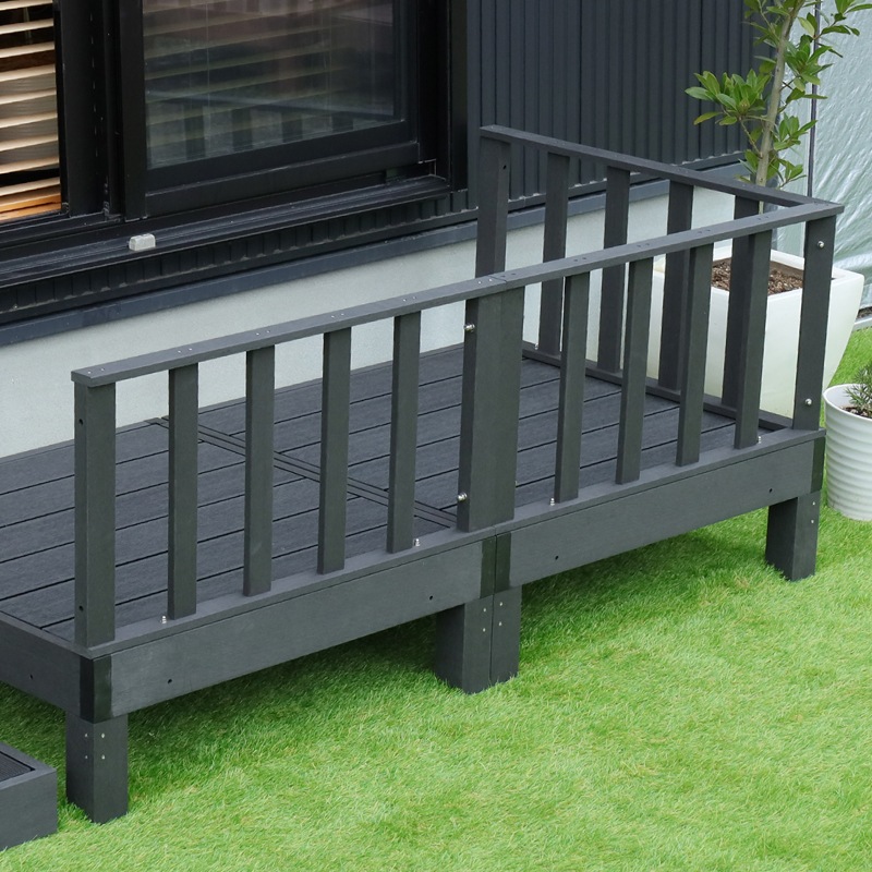 ウッドデッキ ストレートガード