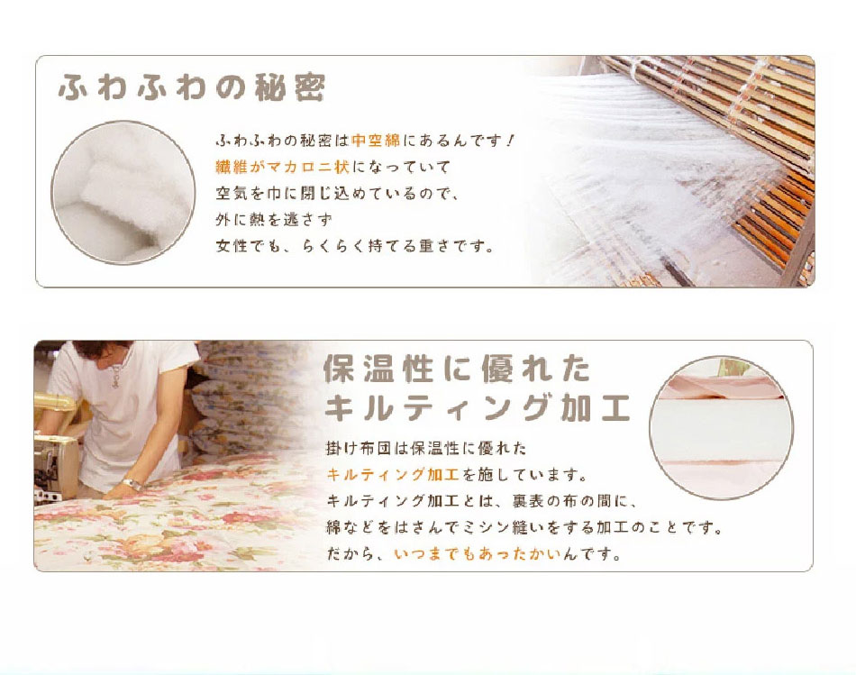 【敷布団】(固綿入り)　セミダブルロング