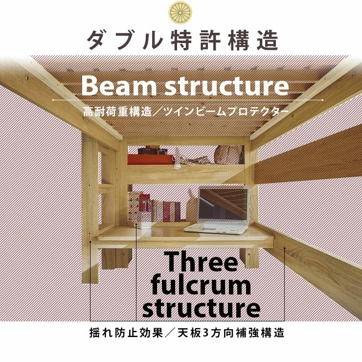 ロフトベッド ベース シングル ロータイプ | ベッド | 家具通販