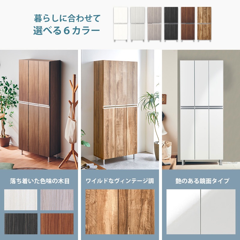 シューズボックス レイア 75ハイ板戸タイプ