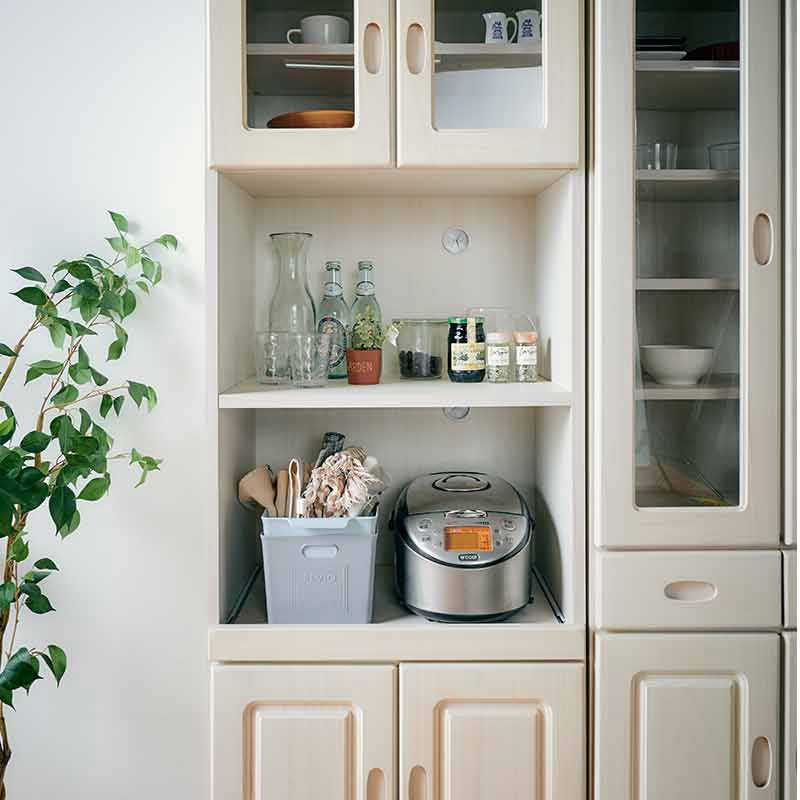 セレイア 収納 国産 食器棚 幅60 レンジ 完成品 キッチンボード