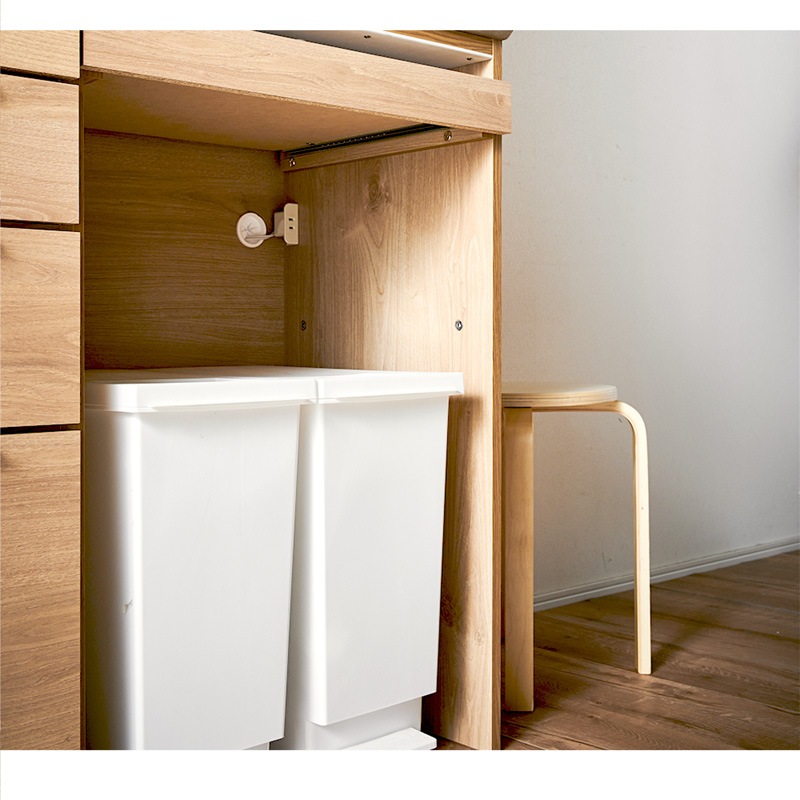 食器棚 完成品 幅120cm 国産 引き戸 キッチンボード ダイニングボード カップボード レンジボード オープンタイプ レンジ台 ゴミ箱収納 家電収納 スライドカウンター コンセント付き ティメラ