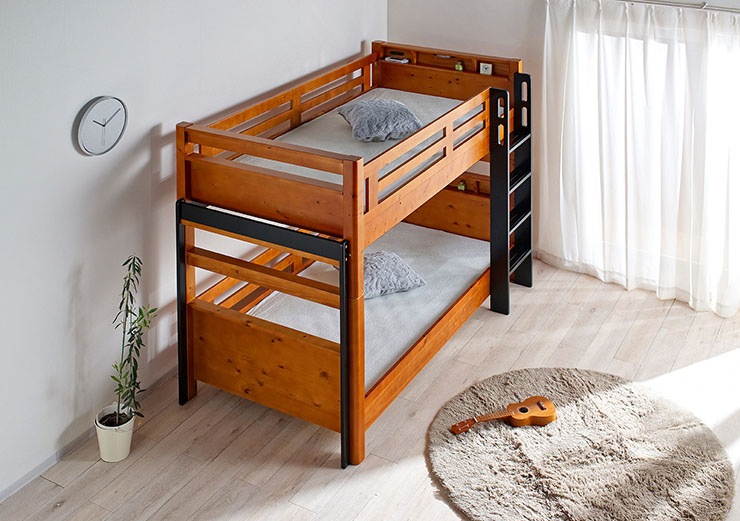 2段ベッド バレンシア ノーマル+薄型COZY 2枚