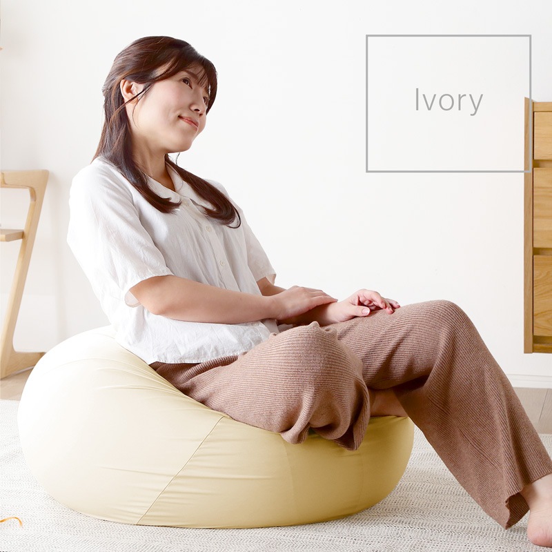 冷感ビーズクッション 人をダメにするクッション 洗える 伸縮素材 接触冷感 ビーズソファ 特大クッション