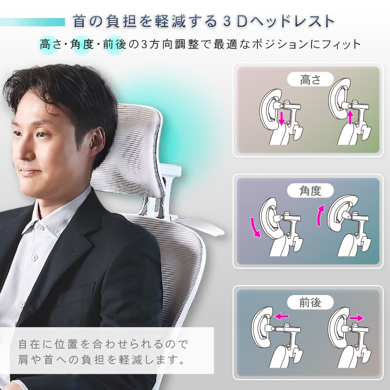 オフィスチェア グラフェス 跳ね上げ式 アームレスト 静音PUキャスター