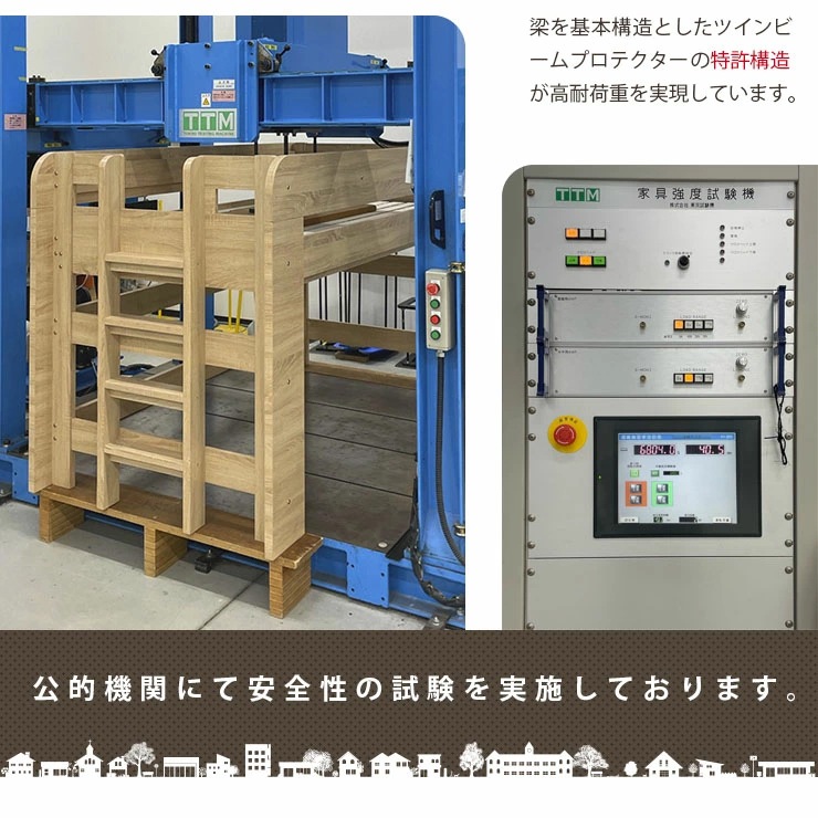 ロフトベッド ハニー＋薄型COZY1枚