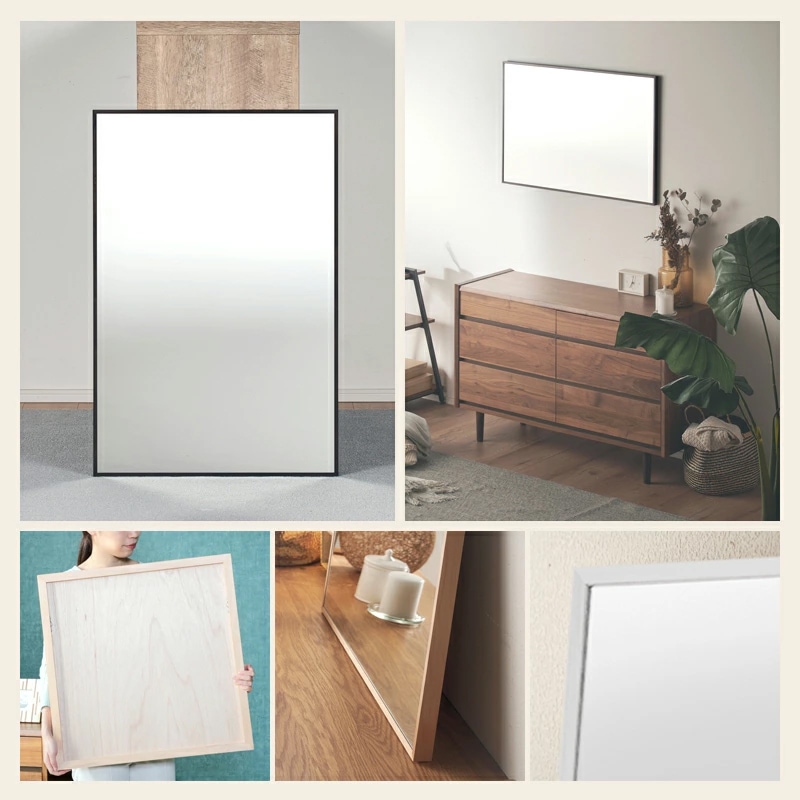 細枠ウォールミラー ドレッサー 日本製 国産