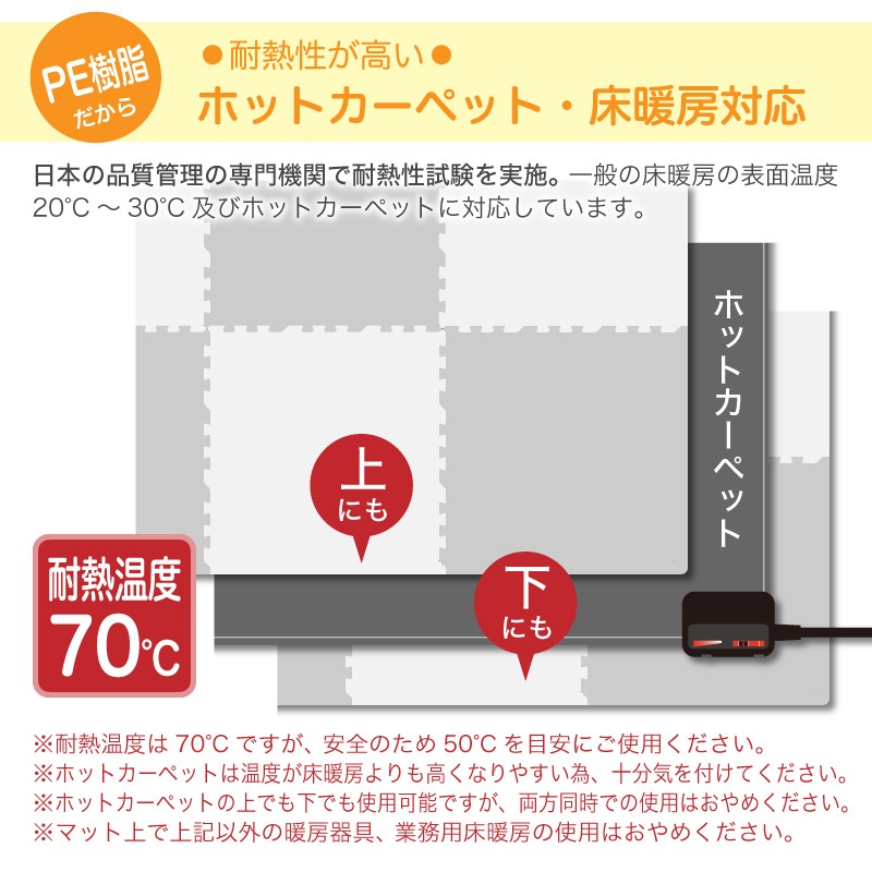 ジョイントマット大判 木目調 厚み1cm 2cm 3畳用 6畳用