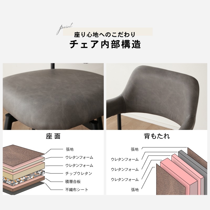 ダイニングテーブルセット 140cm 4人掛け 5点セット 回転チェア ジュピター デイモス