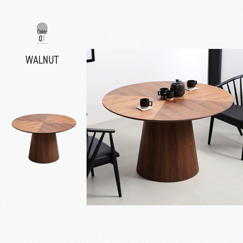 メティス 矢貼 120丸テーブル 円形 ダイニングテーブル 幅120cm