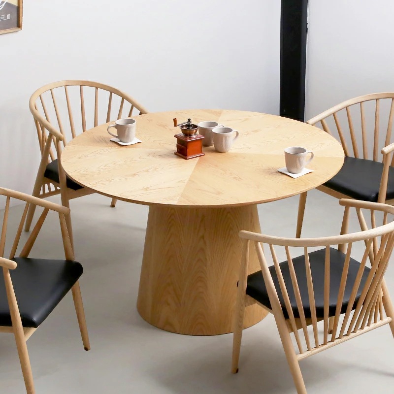 メティス 矢貼 120丸テーブル 円形 ダイニングテーブル 幅120cm