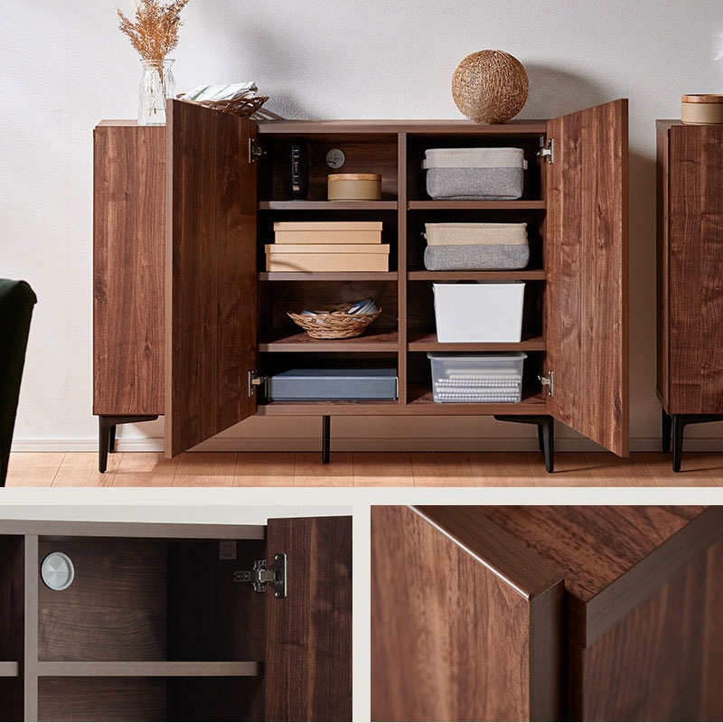 日本製 ラルゴ 120サイドボード キャビネット