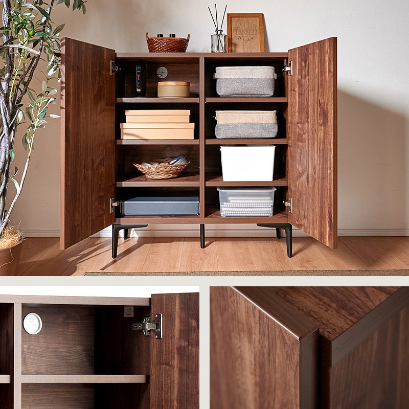 日本製 ラルゴ 80サイドボード キャビネット チェスト