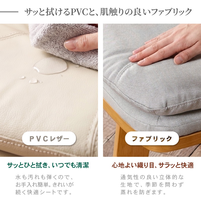 快適な座り心地と利便性 回転チェア ダイニングチェア レザークッション グランデ