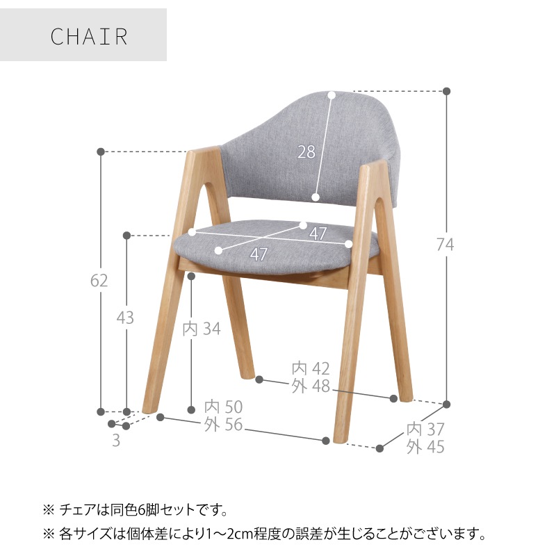 ダイニングテーブル5点セット エディ135cm テーブル＆ルシアチェア