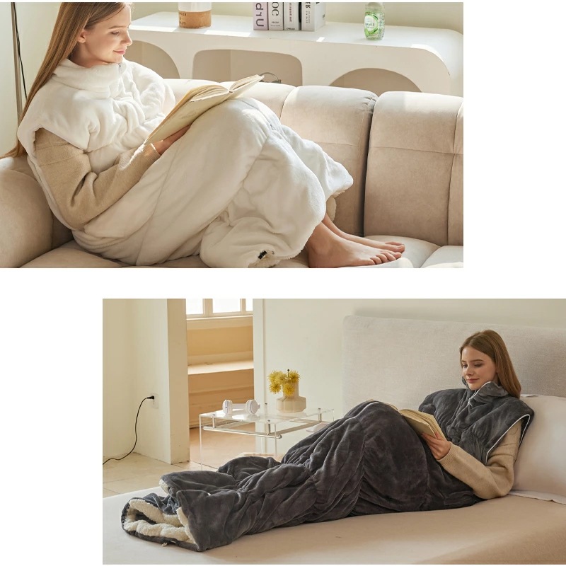 着る毛布 ルームウェア パジャマ レディース メンズ もこもこ 毛布 かわいい ナイトウェア ブランケット シャトン