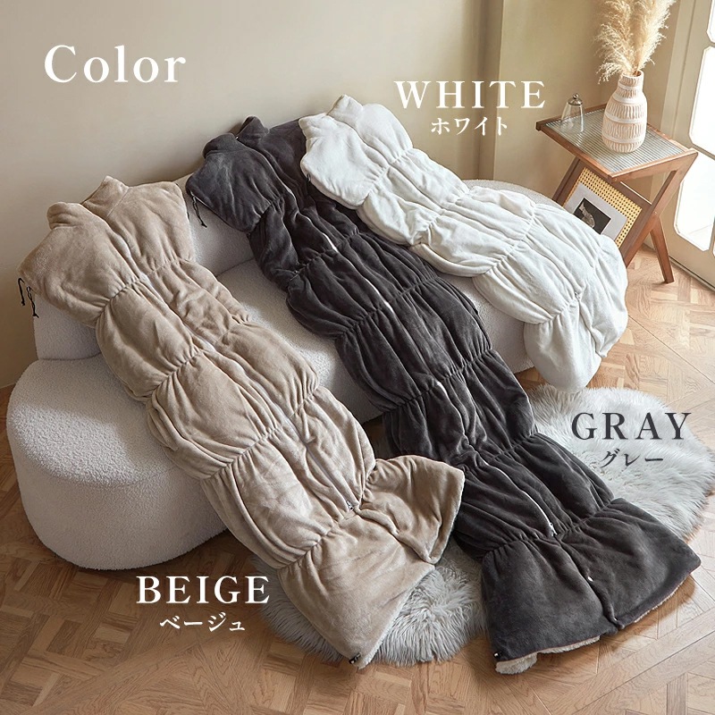 着る毛布 ルームウェア パジャマ レディース メンズ もこもこ 毛布 かわいい ナイトウェア ブランケット シャトン