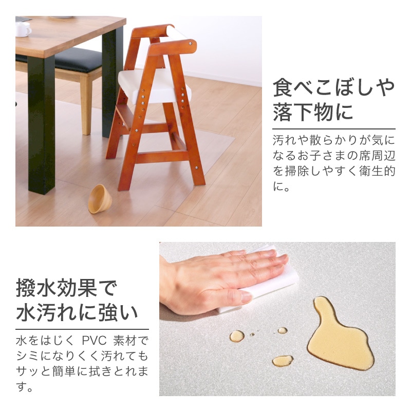 PVCマット クリア 150×190 180×180 180×240 180×300