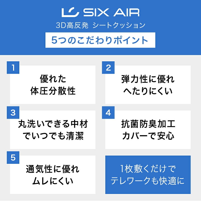 SIX AIR 3D ȿȯ ȥå 4040cm 3cm å奫С å