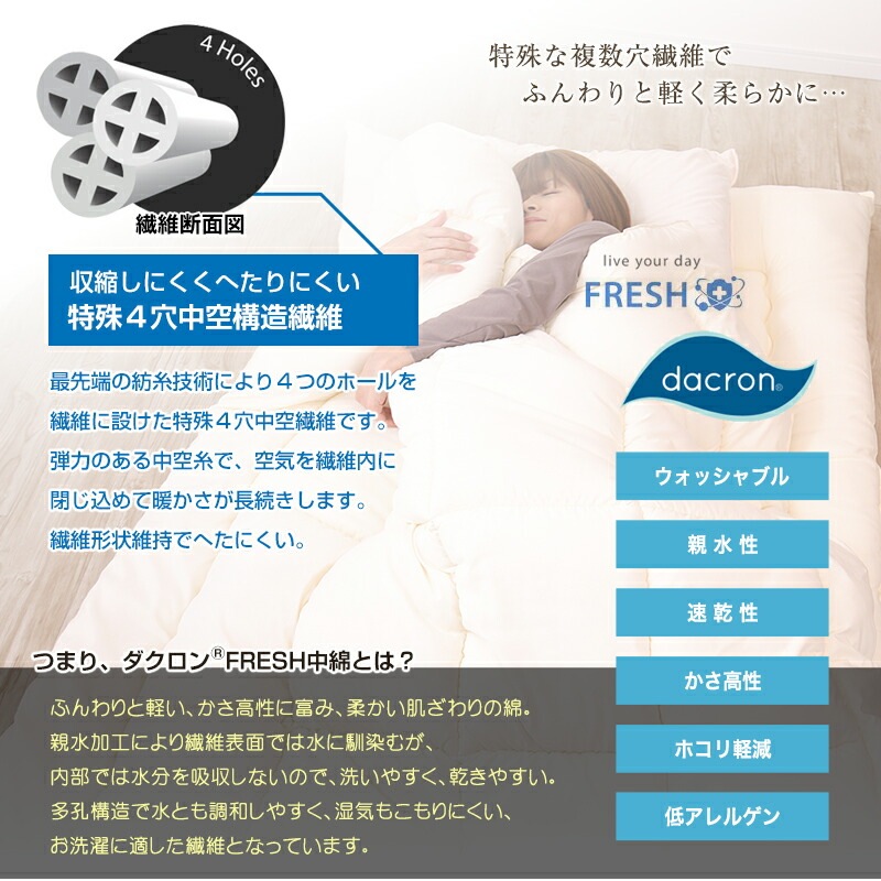 ��������(R)FRESH4����錄���� ������礤�ݤ����� ���󥰥����� ��������(R)FRESH 4-hole fiberfill��������������ĥ��󥰹�ݤ���������������������դȤ�����ġ�