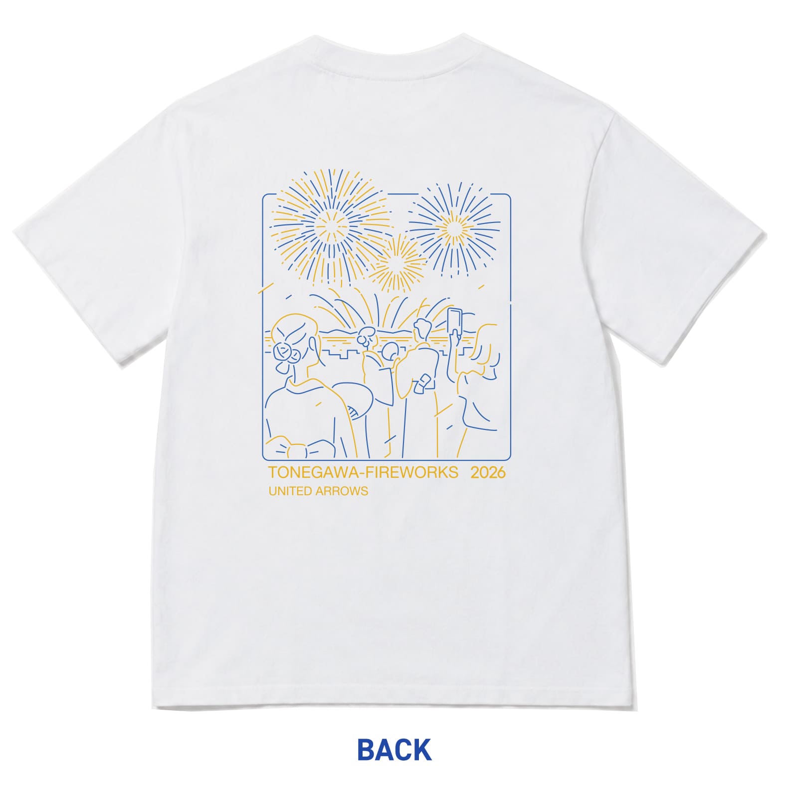 500枚限定】境町×UNITED ARROWS 利根川大花火大会 2026 オリジナルT