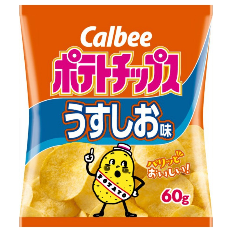 カルビー ポテトチップス うすしお 60g×12個 【お菓子総選挙】