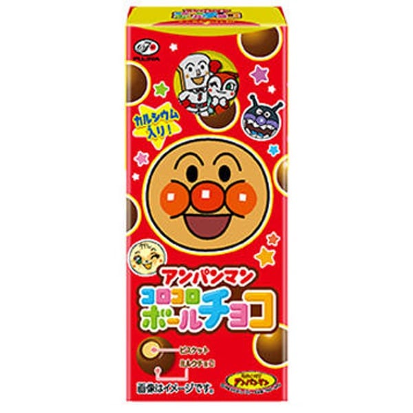 不二家　アンパンマンコロコロボールチョコ　２０ｇ×１０個