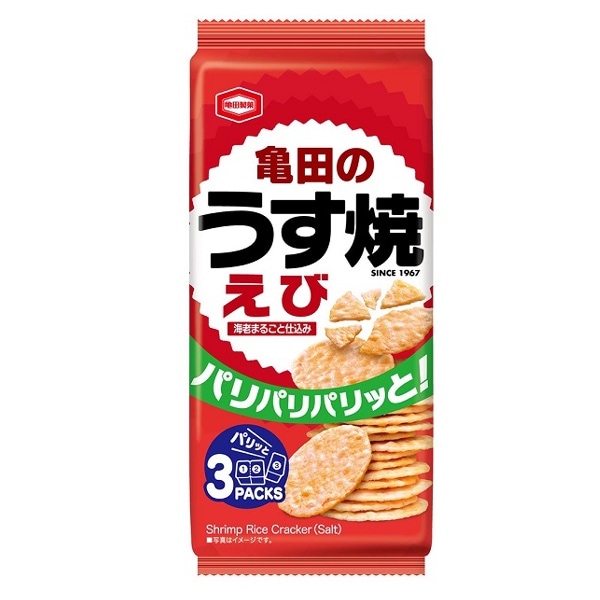 亀田製菓 えびうす焼き 70g×12袋