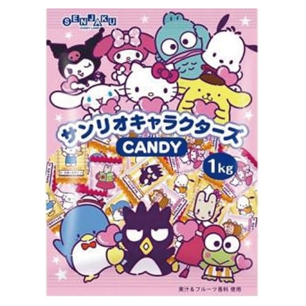 扇雀飴本舗 サンリオキャラクターズCANDY 1kg ×8袋【景品ノベルティ
