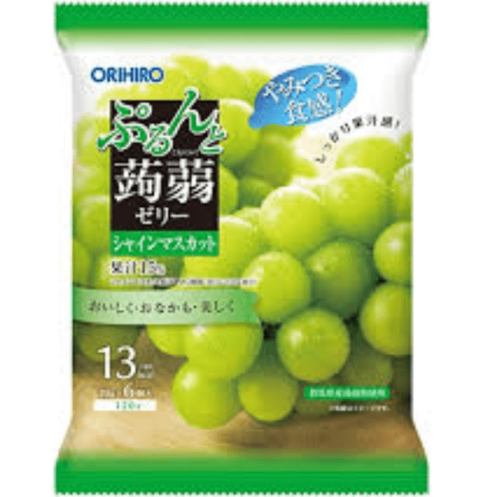 【定番商品】ぷるんと蒟蒻ゼリーパウチ　シャインマスカット　