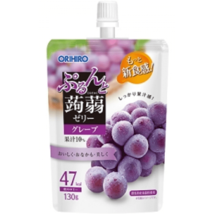 【定番商品】ぷるんと蒟蒻ゼリー　スタンディングタイプ　グレープ　