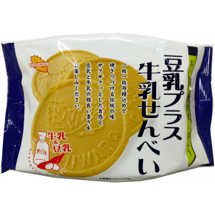 【定番商品】豆乳プラス牛乳せんべい
