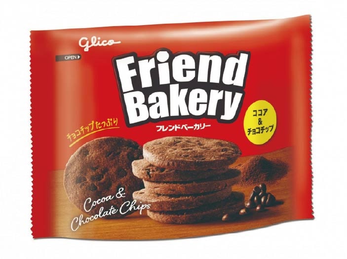 グリコ　フレンドベーカリー　ココア＆チョコチップ　４８ｇ×１０個　
