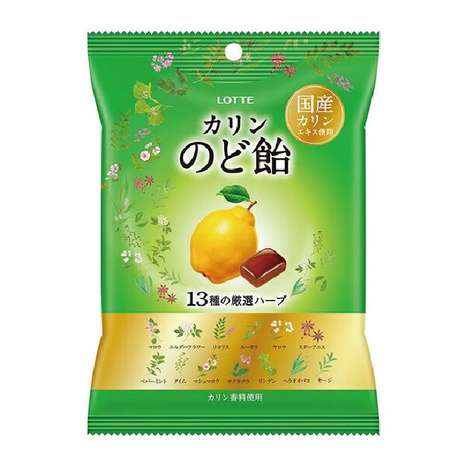 ロッテ　のど飴袋　１０２ｇ ×１０個