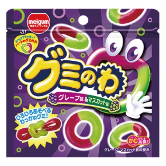 明治チュ－インガム　グミのわ　グレープ＆マスカット　２２ｇ×１２個
