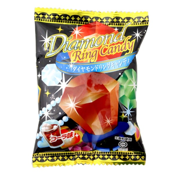 やおきん　ダイヤモンドリングキャンディ　コーラ味　１個×２４個