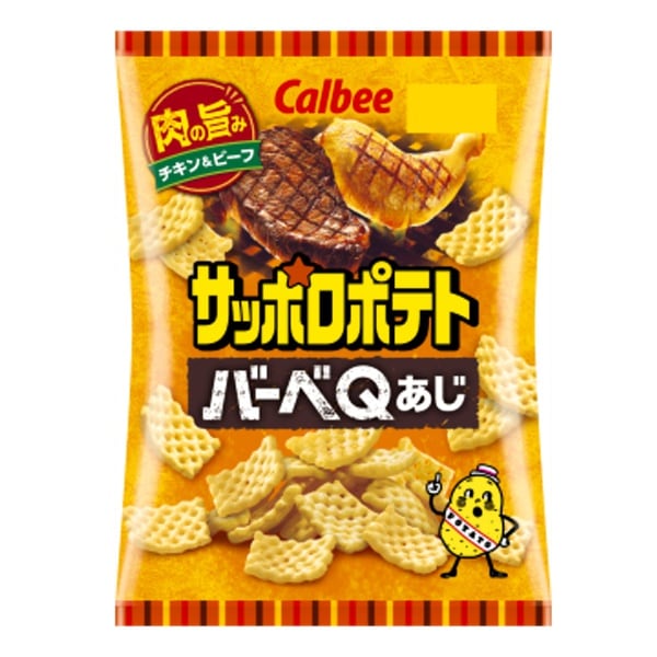 カルビー　サッポロポテト　バーベQ味　７２ｇ×１２個
