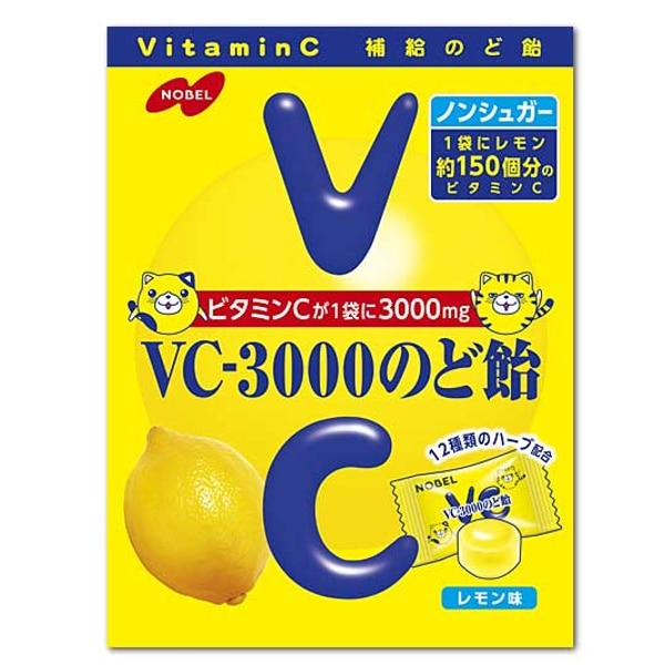 ノーベル製菓 VC－3000 のど飴 90g×6個