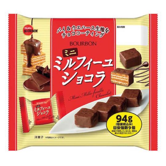 ブルボン ミニミルフィーユショコラ 94g×12個