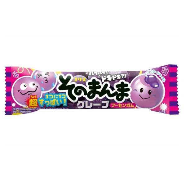 コリス　そのまんまグレープ　フーセンガム　３個×２０個