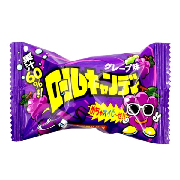 【定番商品】ロールキャンディ　グレープ味　