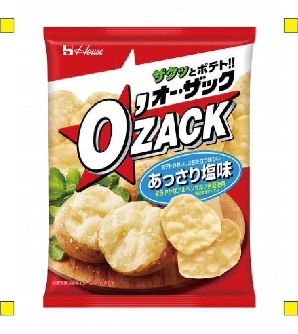 ハウス　オー・ザック　あっさり塩味　５５ｇ×１２個