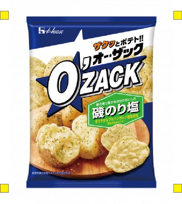 ハウス　オー・ザック　磯のり塩味　５５ｇ×１２個
