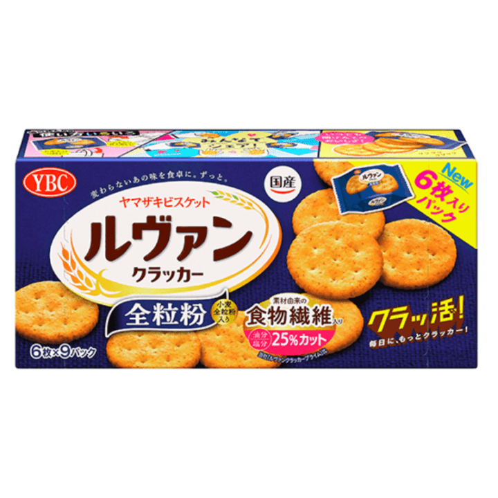【数量限定35％オフ～】ルヴァンクラッカー　全粒粉　　　※賞味期限2026年9月30日