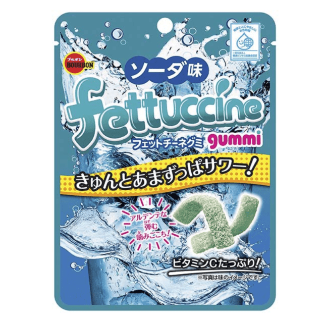 【期間限定25%オフ～】フェットチーネグミ　ソーダ味