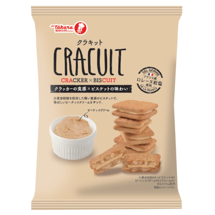 【数量限定28％オフ～　1個190円より】ｸﾗｷｯﾄﾋﾟｰﾅｯﾂｸﾘｰﾑ