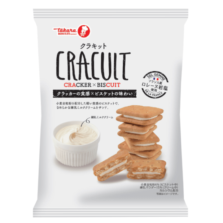 【数量限定28％オフ～　1個190円より】ｸﾗｷｯﾄ練乳ﾐﾙｸｸﾘｰﾑ