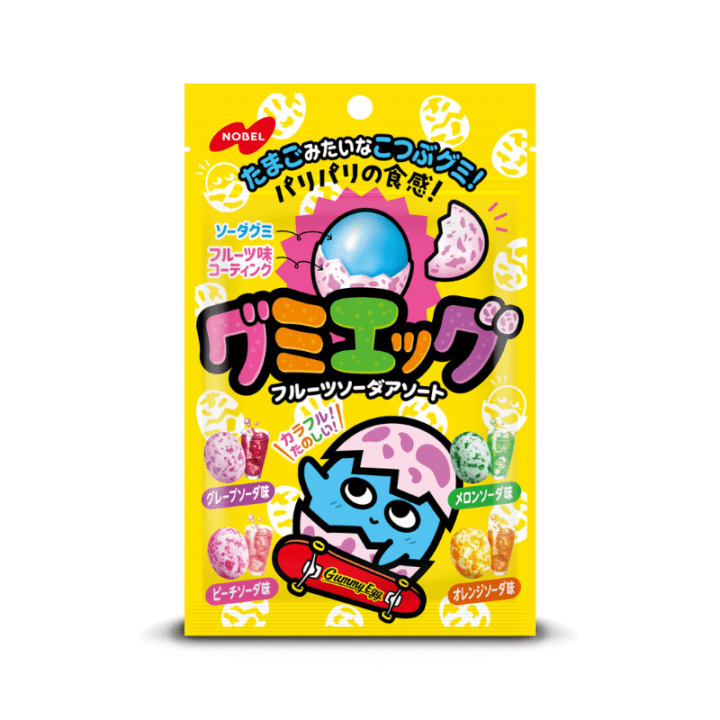 【定番商品】グミエッグ　フルーツソーダアソート