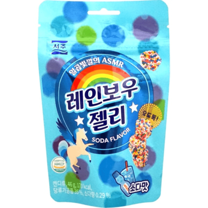 【定番商品】レインボーグミ　ソーダ味