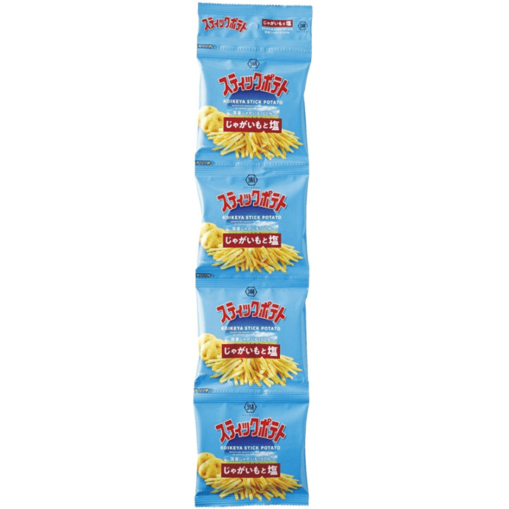 【定番商品】４連スティックポテトじゃがいもと塩　